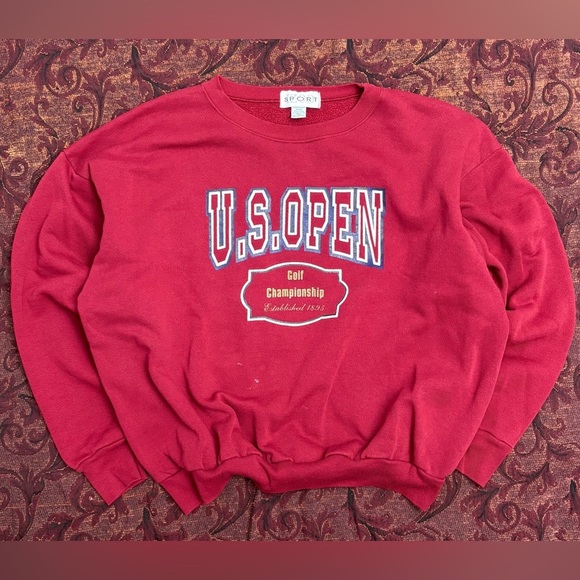 Izod Other - VTG U.S. Open Boxy Golf Crewneck